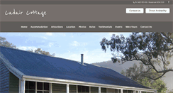 Desktop Screenshot of cadaircottage.com